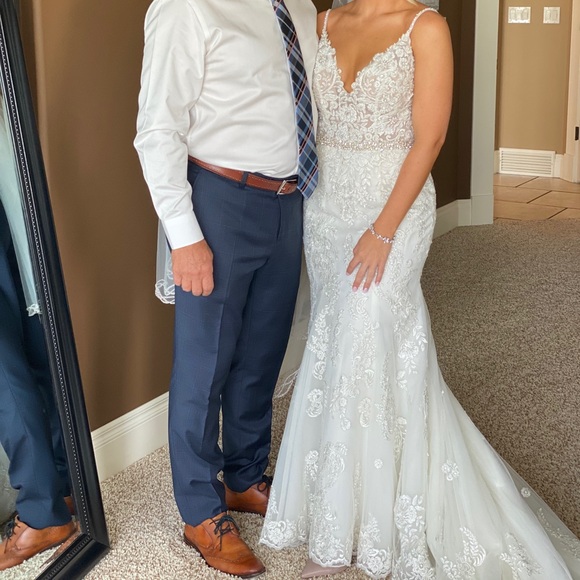 Mori Lee Lunetta Petite Wedding Gown - Picture 8 of 9